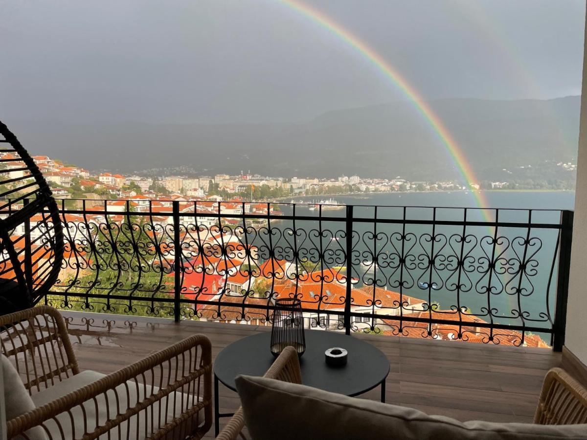 Villa Una Ohrid Bagian luar foto